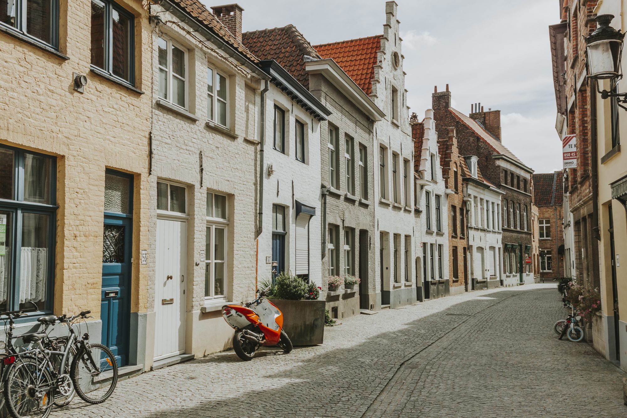 Quiet streets of Bruges