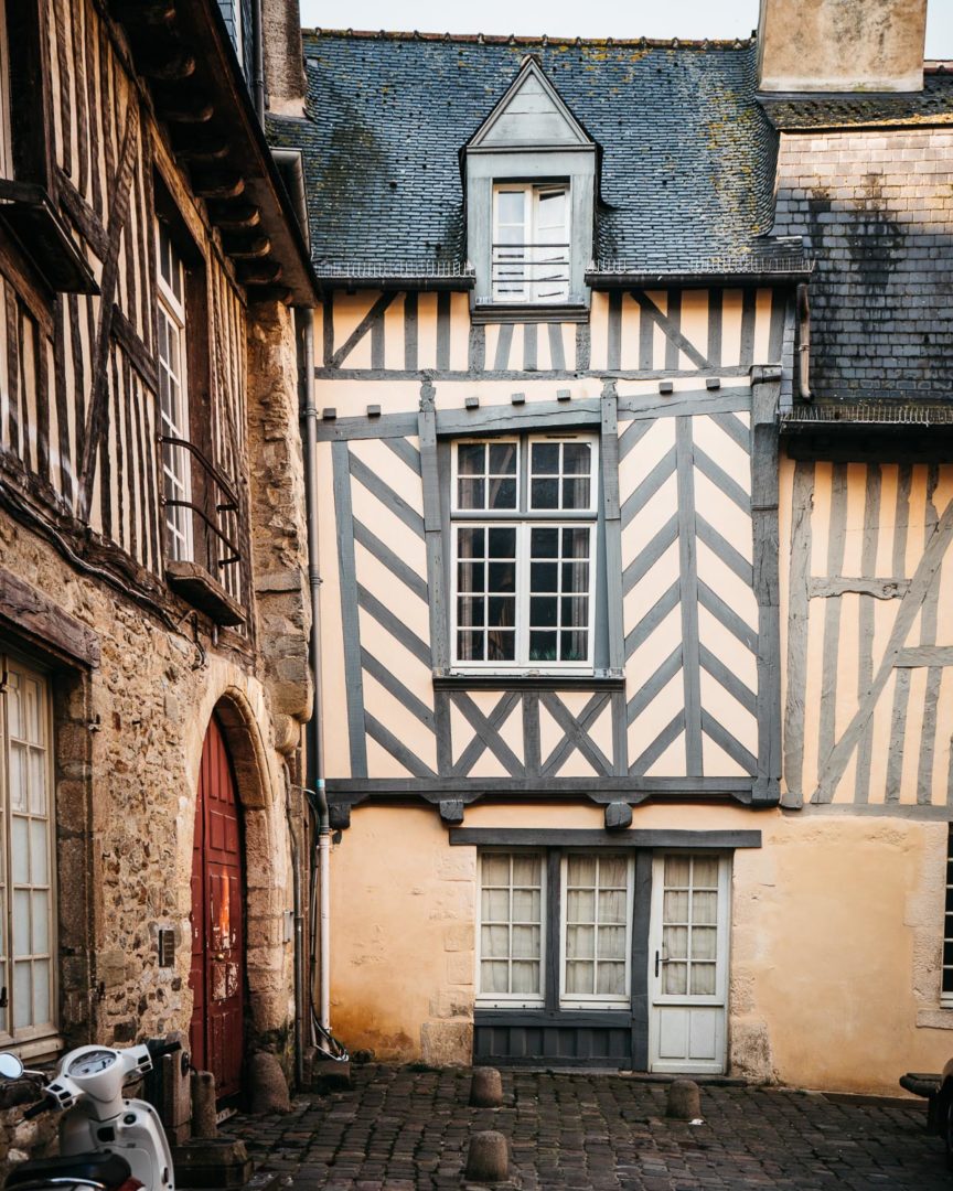 Half-timbered houses of Rennes