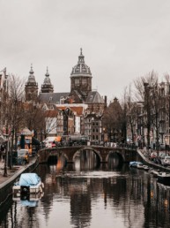 The canals of Amsterdam in December