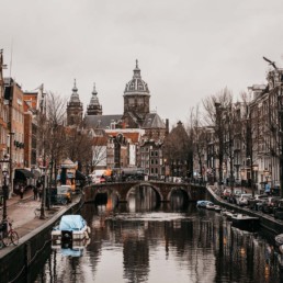 The canals of Amsterdam in December