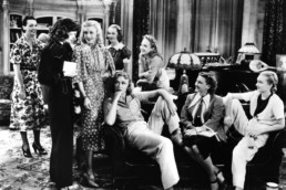 Black and white photo of the female stars of the film Stage Door