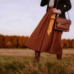 woman with a beara beara bag
