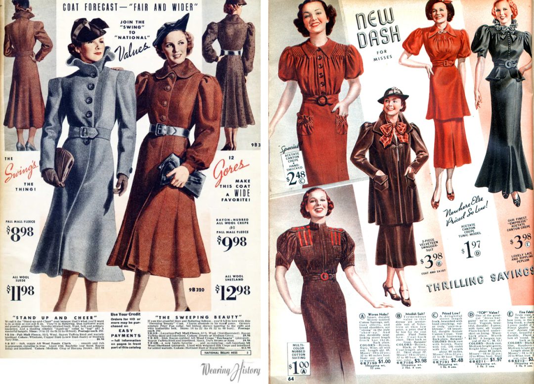 1930s fashion catalog