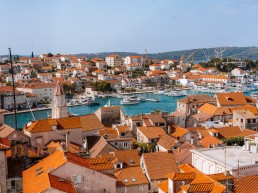 view of trogir from the cathedral