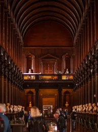 the long room, trinity college library
