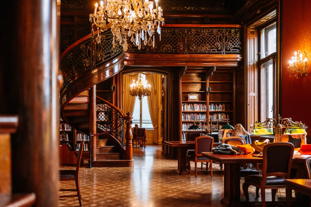metropolitan ervin szabo library reading room in budapest