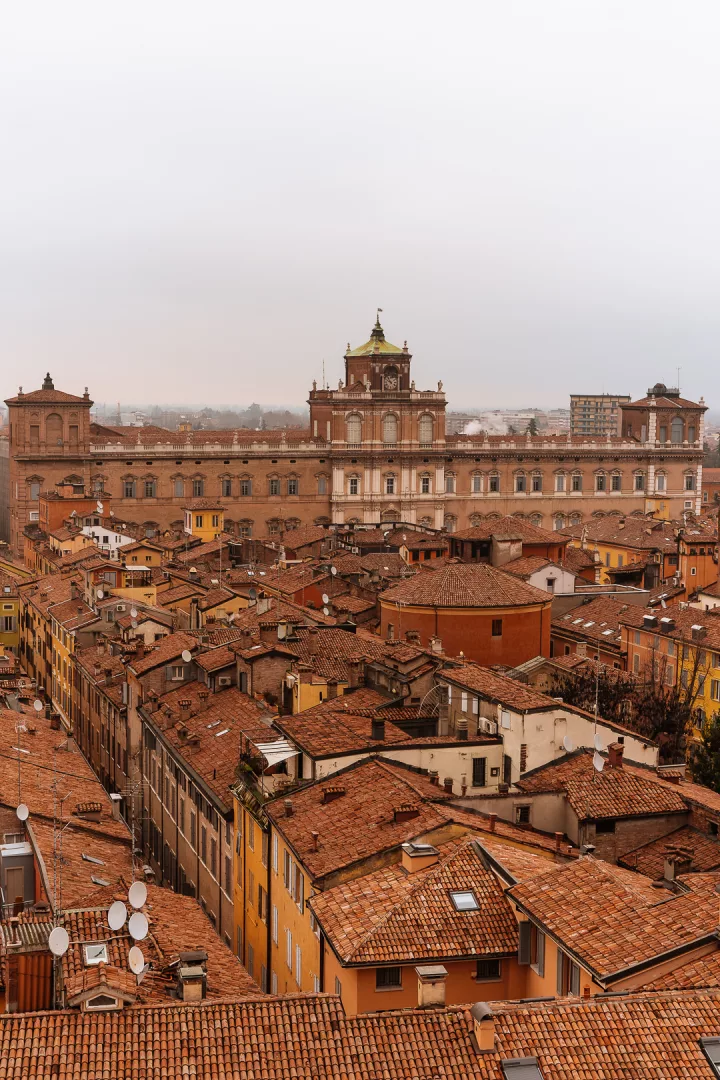 view from torre ghirlandina in modena