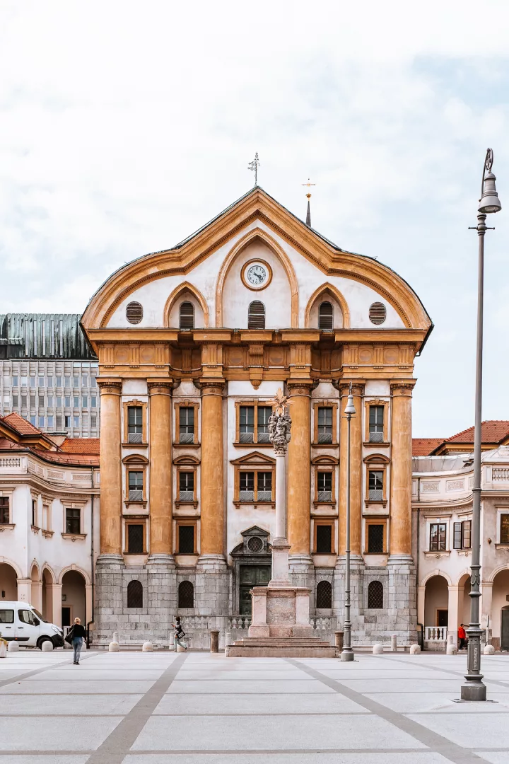beautiful building in ljubljana