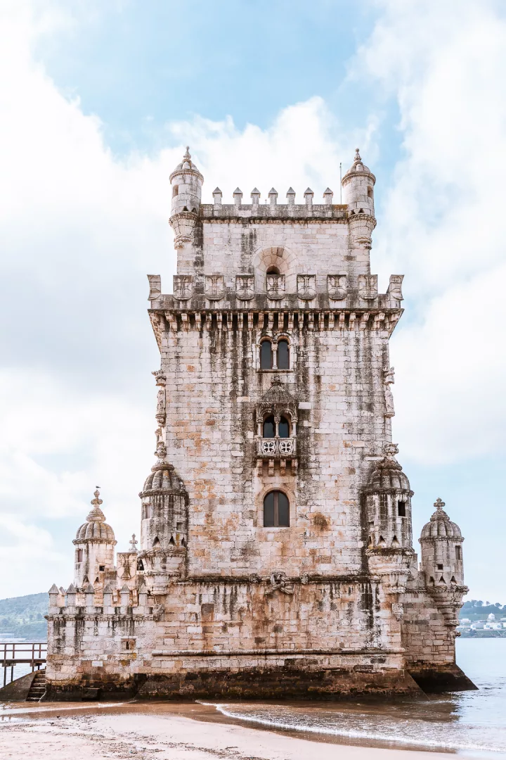 belem tower in lisbon portugal