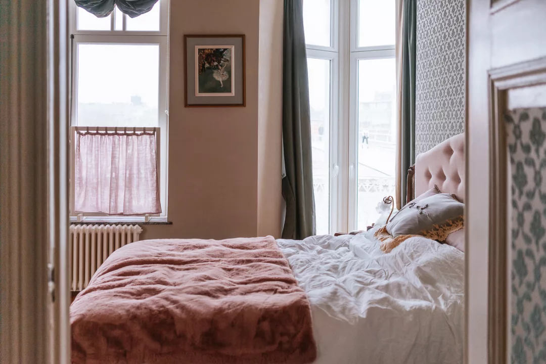 cozy bed in felicien rops room villa balat namur