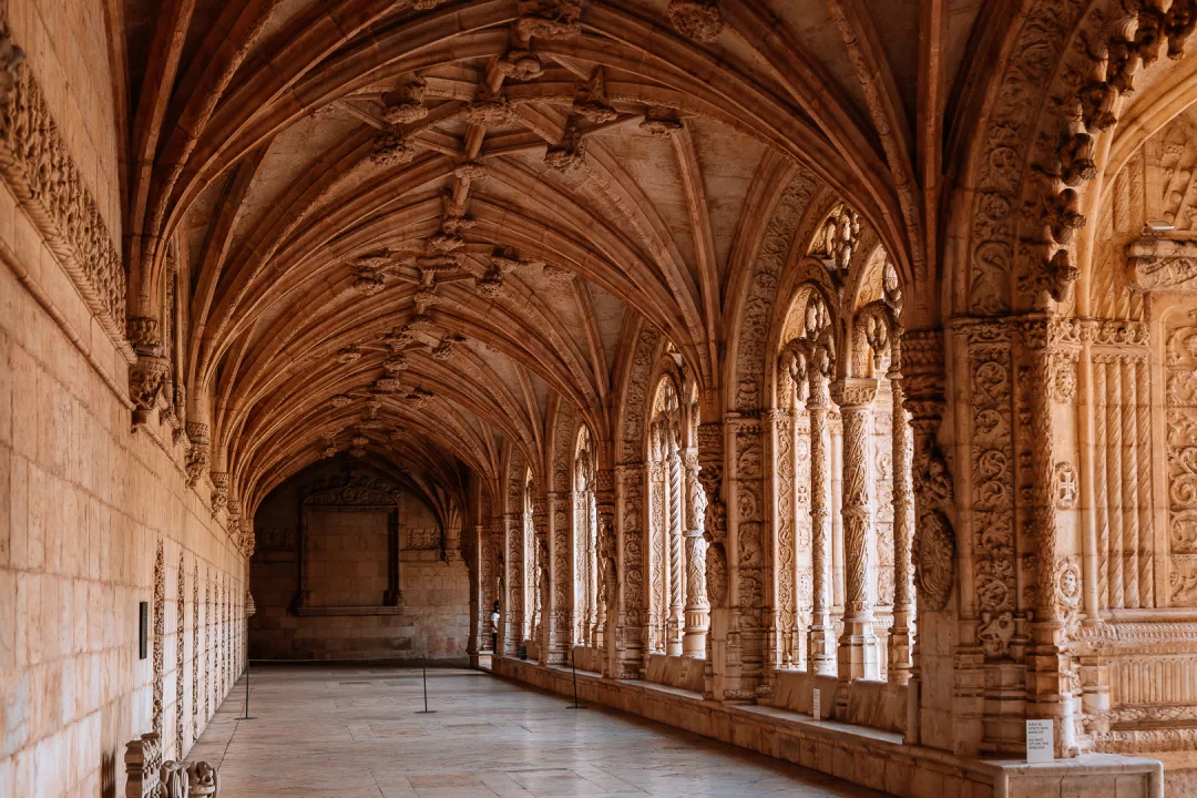 jeronimos monastery cloister in lisbon