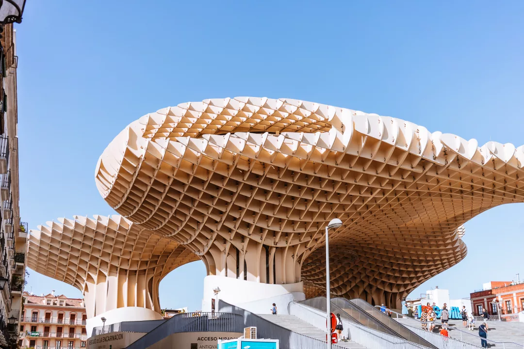 modern building seville metropol parasol