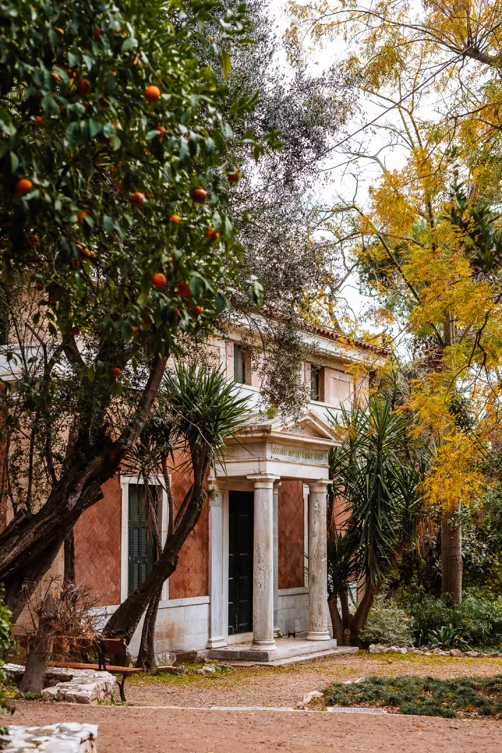 magical places in athens, national garden
