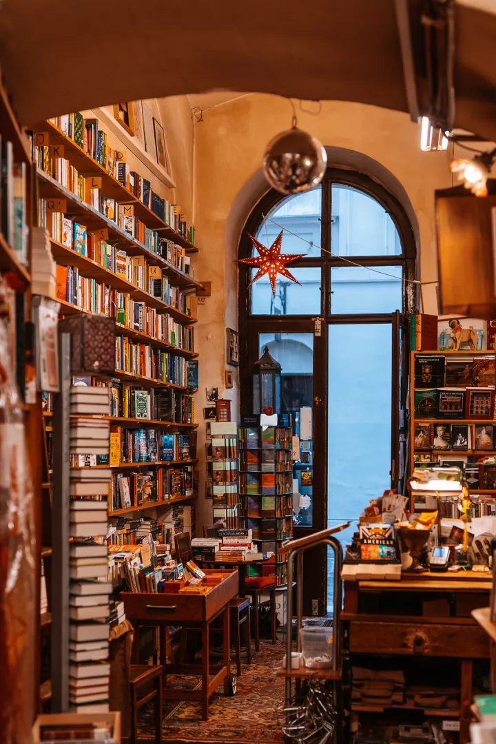 magical shakespeare and company bookstore in vienna