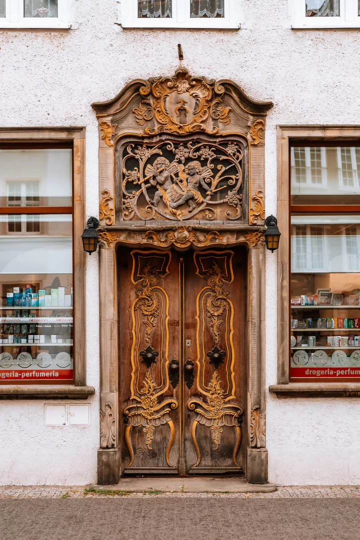 beautiful old door in gdansk