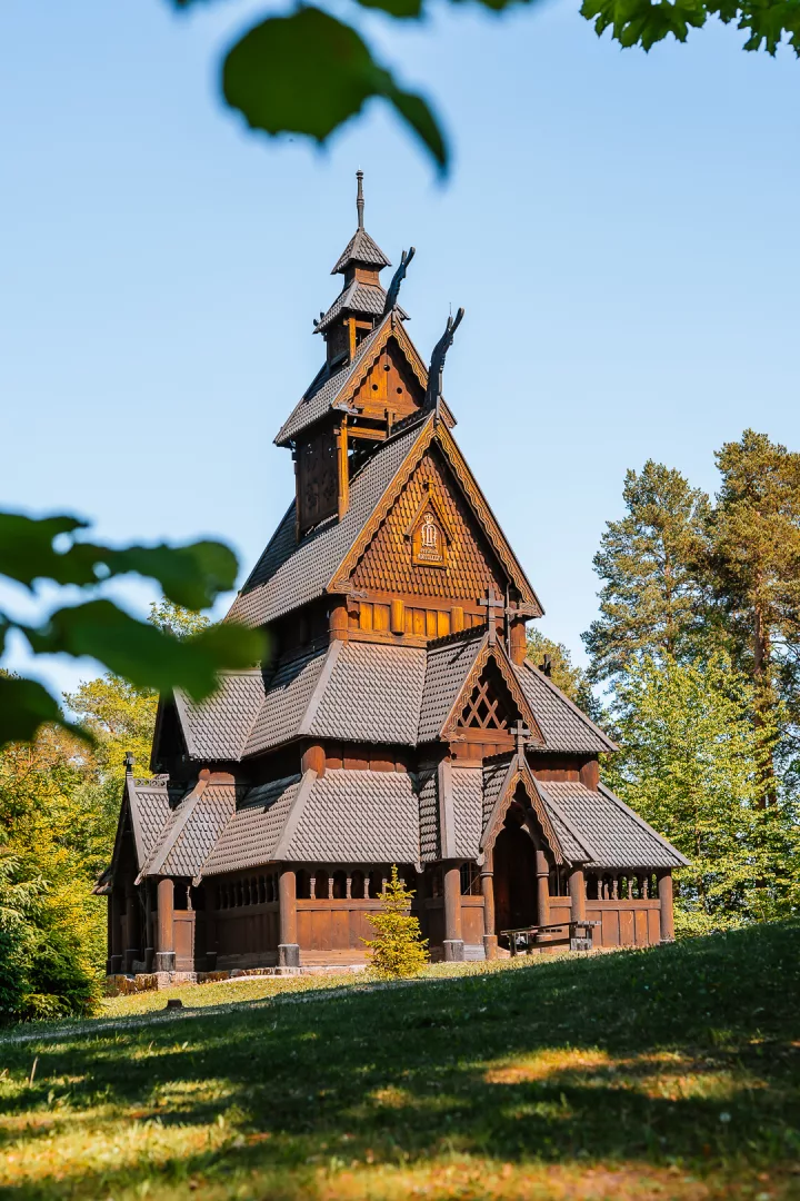 gol stave church at norwegian museum of cultural history oslo