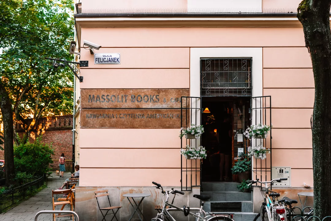 magical places, massolit books & cafe in krakow