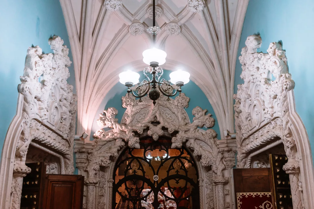 beautiful interior architecture at quinta da regaleira