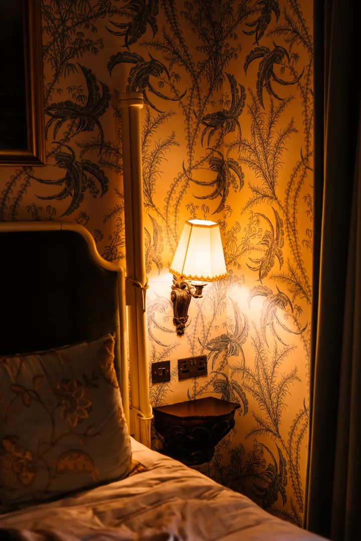 cozy bedside light in marine troon hotel