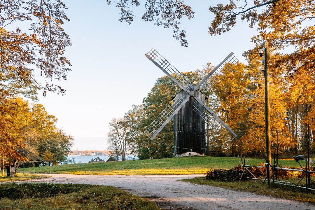 windmill at estonian open air museum